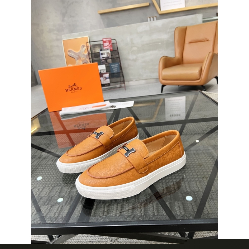H**mes leather shoes